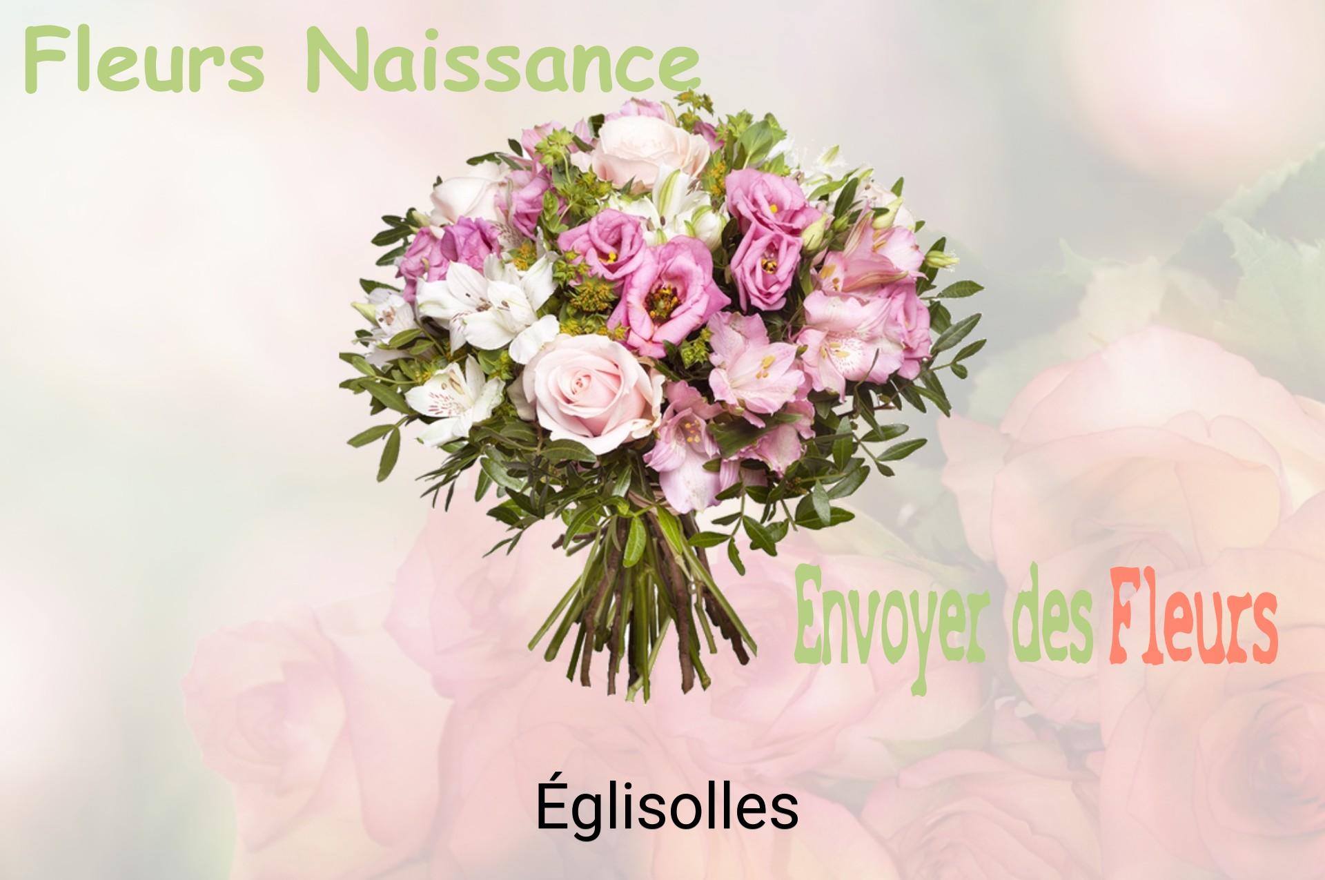 Bouquet de fleurs de naissance livré à Églisolles